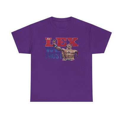 Unisex Cotton Tee with 'In Lex We Trust' Design, Casual Wear, Gift for Him/Her, Birthday, Independence Day, Patriotic Apparel