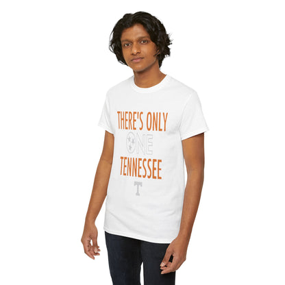 Tennessee Pride Tee, Unisex Heavy Cotton Tee, Tennessee Fans Gift, College Sports Apparel, Casual Everyday Wear, State Pride Shirt