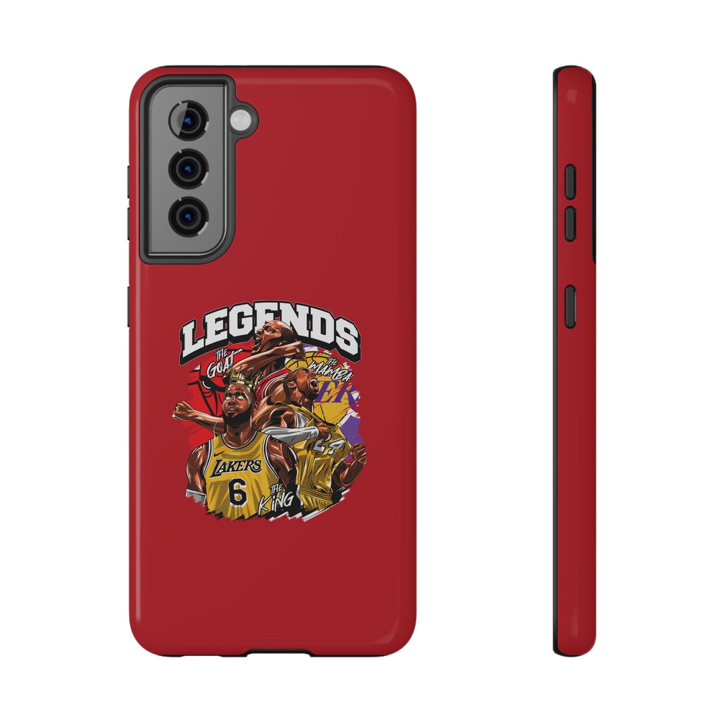 Legends Basketball Graphic Phone Case — Impact-Resistant iPhone Cover