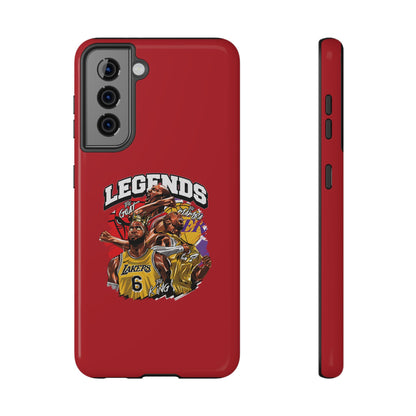 Legends Basketball Graphic Phone Case — Impact-Resistant iPhone Cover