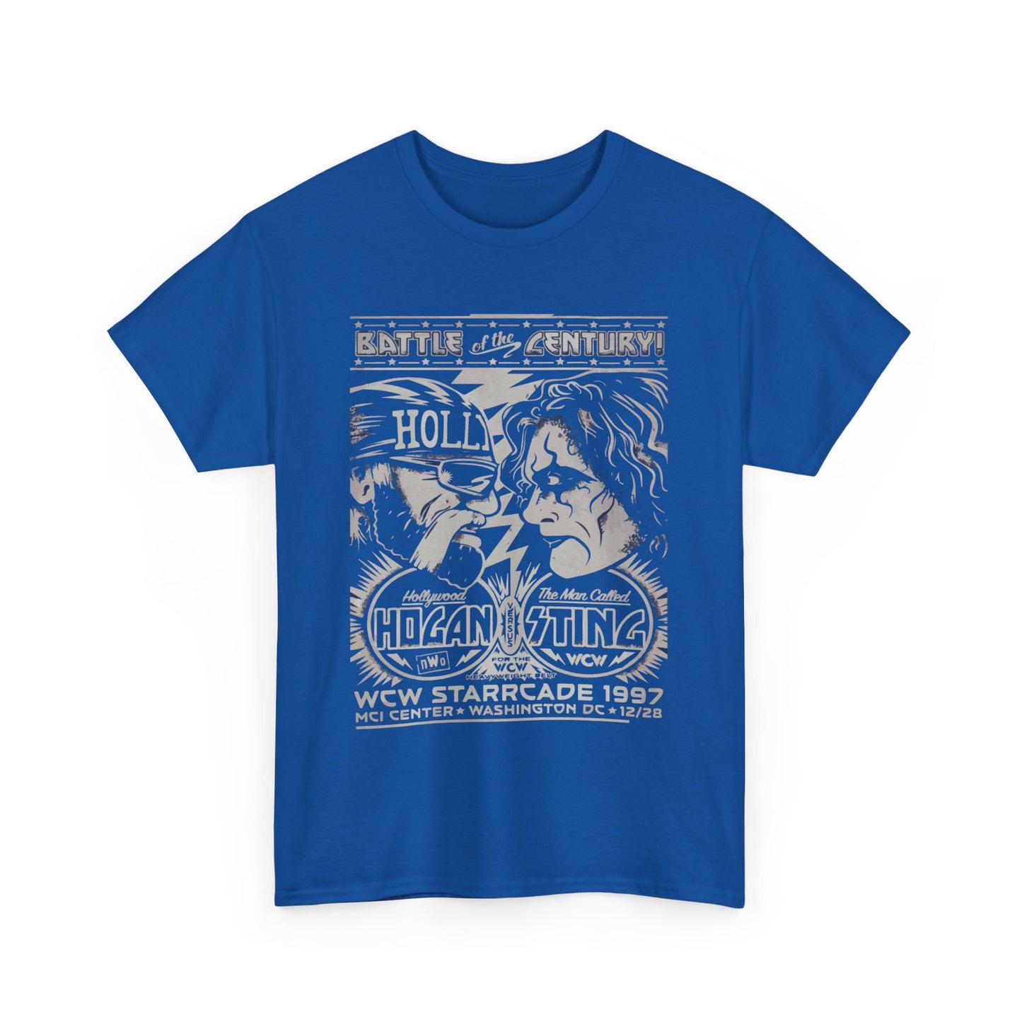 Vintage Wrestling Tee - Hulk vs Sting Retro Sports Nostalgia - Classic WCW Unisex Heavy Cotton Tee
