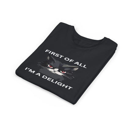 Youth Cat Humor Tee - Perfect for Cat Lovers, Birthday Gifts for Kids, Everyday Wear, Funny Quotes Shirt, Gift for Pet Lovers