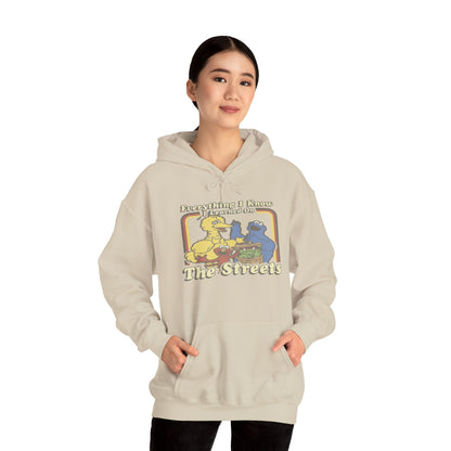 Vintage Street Art Hoodie - Cozy Unisex Sweatshirt for Creative Souls, Outdoor Relaxation, Casual Hangouts