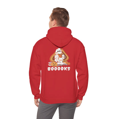 Cozy Halloween Cat Hoodie | Unisex Sweatshirt for Fall, Autumn Vibes, Casual Wear, Gift for Cat Lovers, Spooky Season