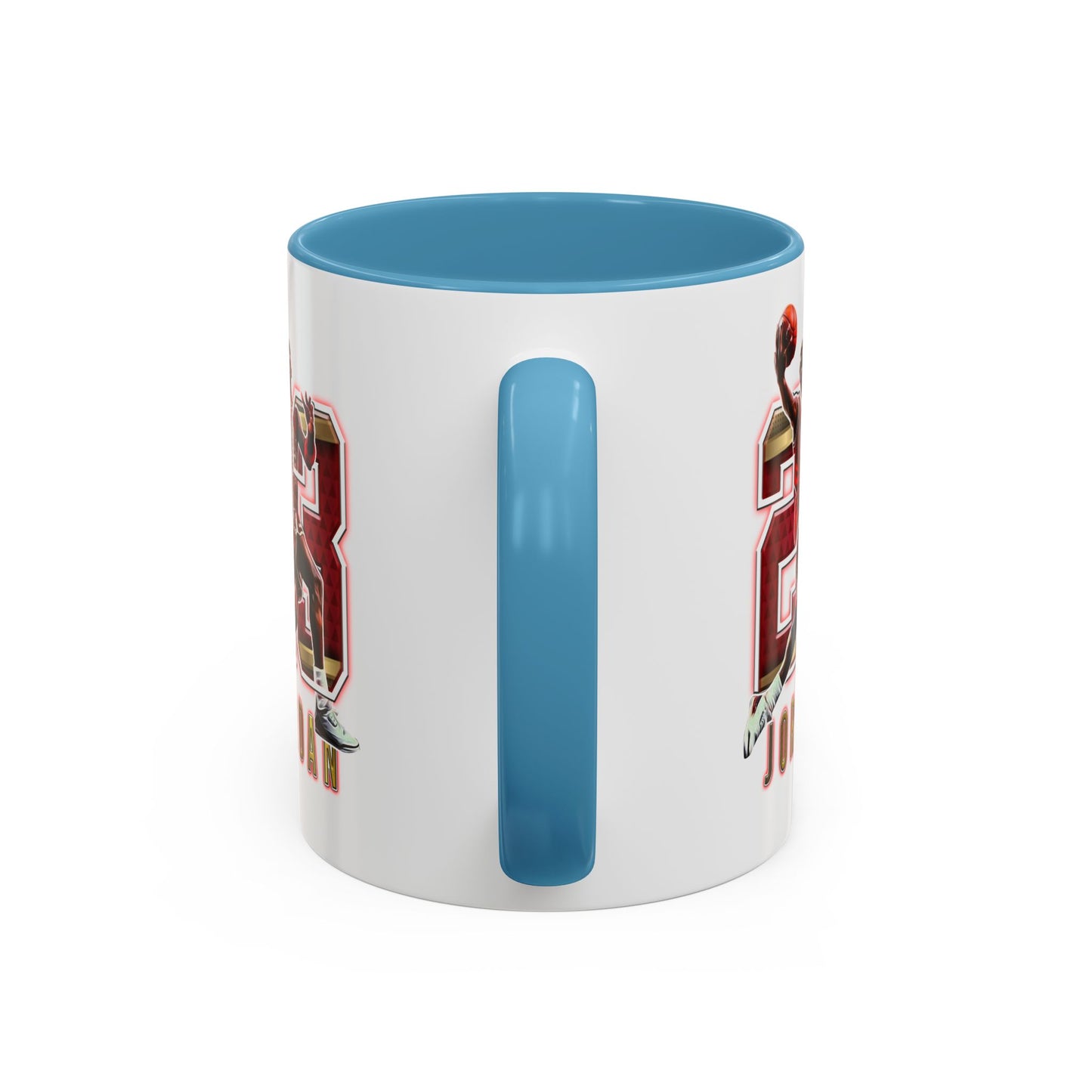 Michael Jordan Accent Coffee Mug - 11oz & 15oz - Perfect Gift for Sports Fans, Collectors, Basketball Lovers, Unique Gift Idea