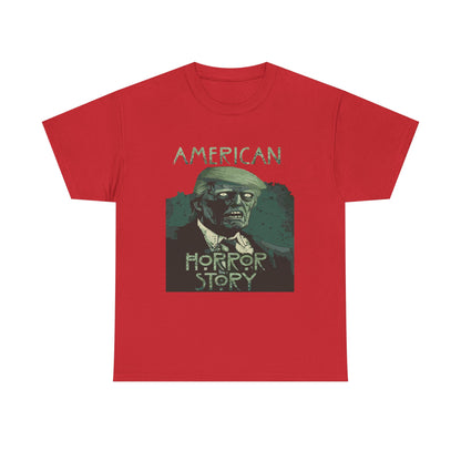 American Horror Story Unisex Heavy Cotton Tee, Horror Fan Gift, Graphic Tee, Halloween Costume, TV Show Merch