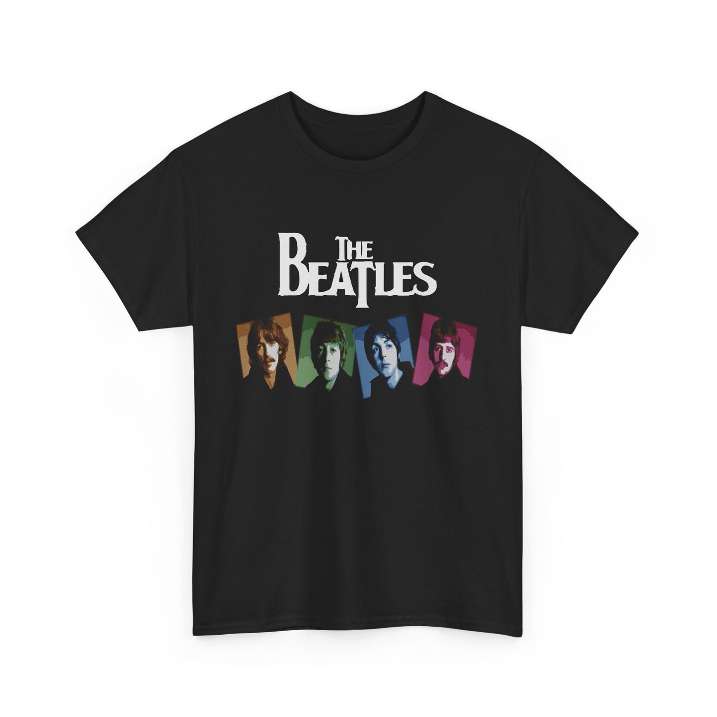Retro Beatles Graphic Tee - Vintage Unisex Heavy Cotton T-Shirt, Music Lover Gift, 60s Inspired Fashion, Concert T-Shirt, Gift for Him/Her