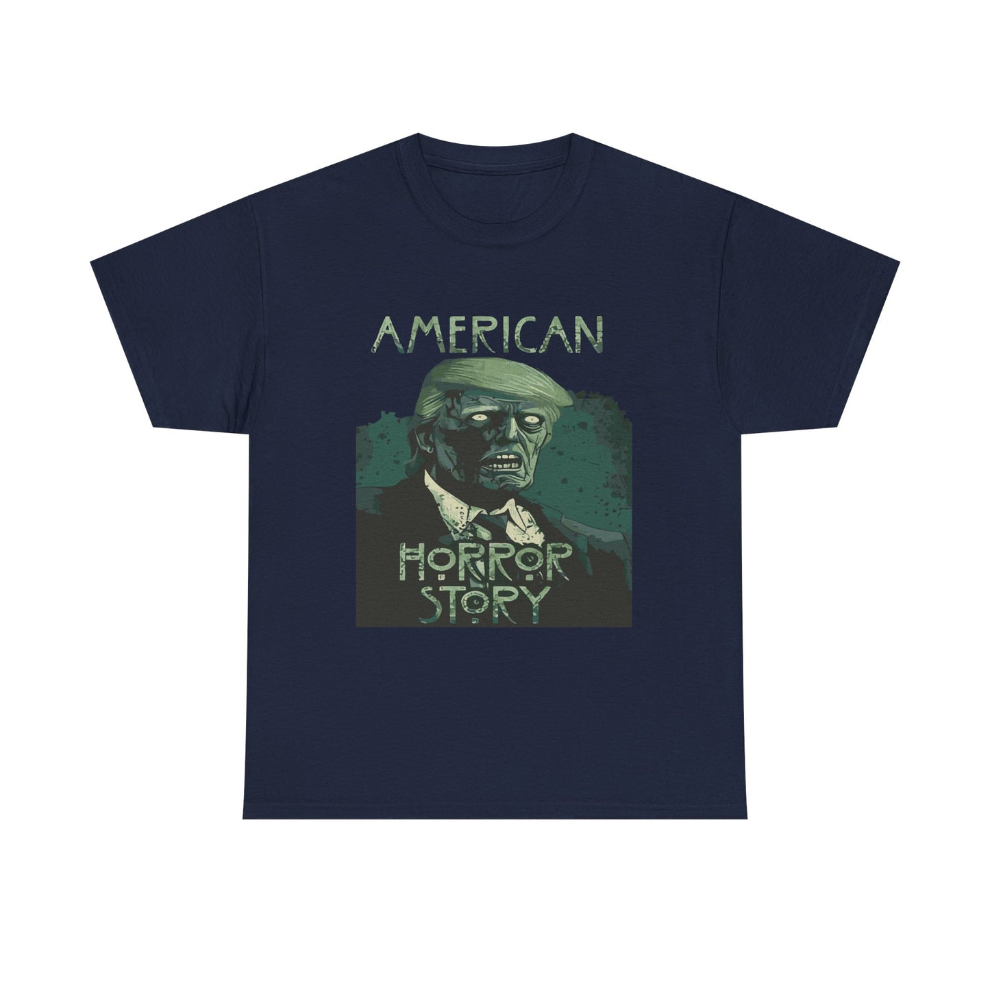 American Horror Story Unisex Heavy Cotton Tee, Horror Fan Gift, Graphic Tee, Halloween Costume, TV Show Merch