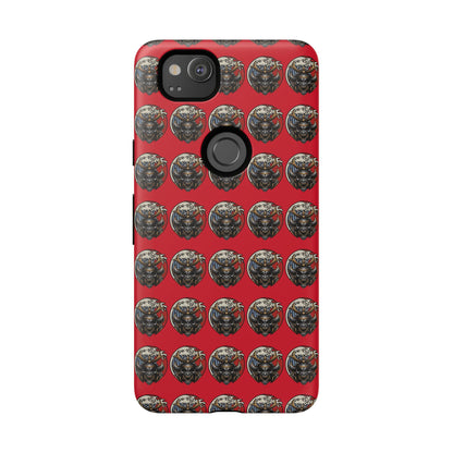 Bold Phone Case, Tough Phone Cover, Red Phone Protector, Unique Gift for Him/Her, Trendy Tech Accessory