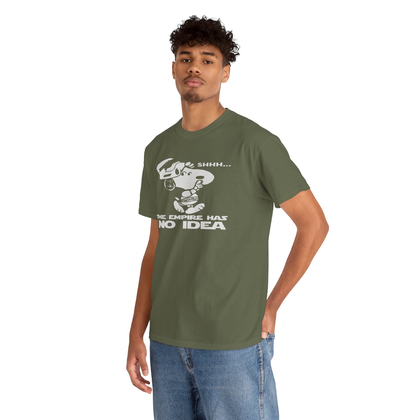 Galaxy Humor Unisex Heavy Cotton Tee - Fun for Sci-Fi Fans, Casual Wear, Gift for Birthdays, Geek Culture