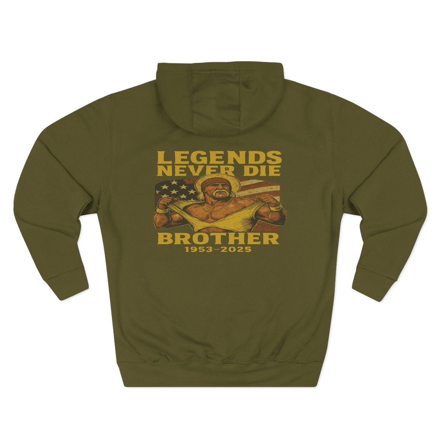 Legends Never Die Brother Memorial Hoodie — Tribute Fleece Pullover