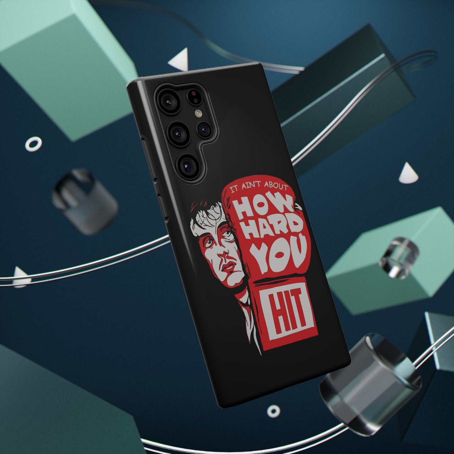 Impact-Resistant Phone Case, Rugged Smartphone Cover, Tough Phone Protection, Inspirational Gift, Motivational Tech Accessory