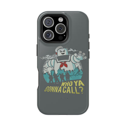 Ghostbuster-Inspired Tough Phone Case - Who Ya Gonna Call? - Perfect for Fans, Gift for Halloween, Geeky Accessories, Durable Protection