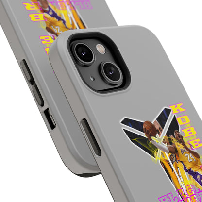 Impact-Resistant Phone Case — Bold Retro Basketball Graphic