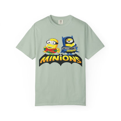 Minions Superhero Unisex T-shirt, Fun Gift for Kids, Cartoon Apparel, Birthday Party Outfit, Family Movie Night Wear