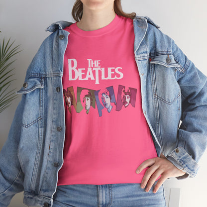 Retro Beatles Graphic Tee - Vintage Unisex Heavy Cotton T-Shirt, Music Lover Gift, 60s Inspired Fashion, Concert T-Shirt, Gift for Him/Her