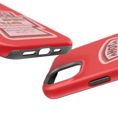 Holy Spirit Hot Sauce Phone Cases - Impact-Resistant, Christian Gift, Spiritual Reminder, Unique Design, Faith-Based Accessory