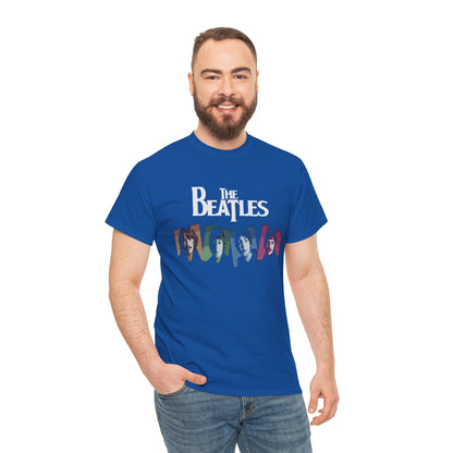 Retro Beatles Graphic Tee - Vintage Unisex Heavy Cotton T-Shirt, Music Lover Gift, 60s Inspired Fashion, Concert T-Shirt, Gift for Him/Her