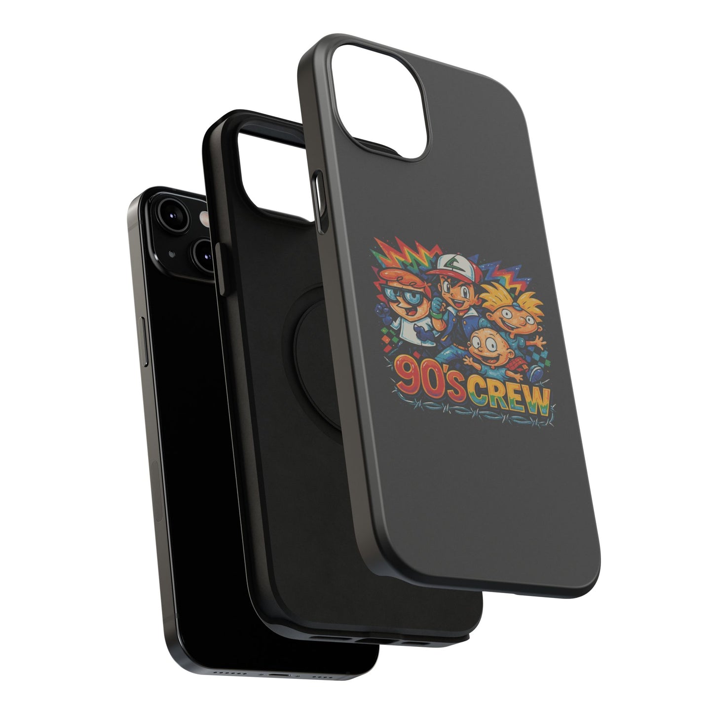 90s Crew Impact-Resistant Phone Case — Retro Cartoon Gamer Design