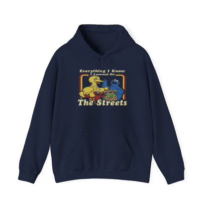 Vintage Street Art Hoodie - Cozy Unisex Sweatshirt for Creative Souls, Outdoor Relaxation, Casual Hangouts