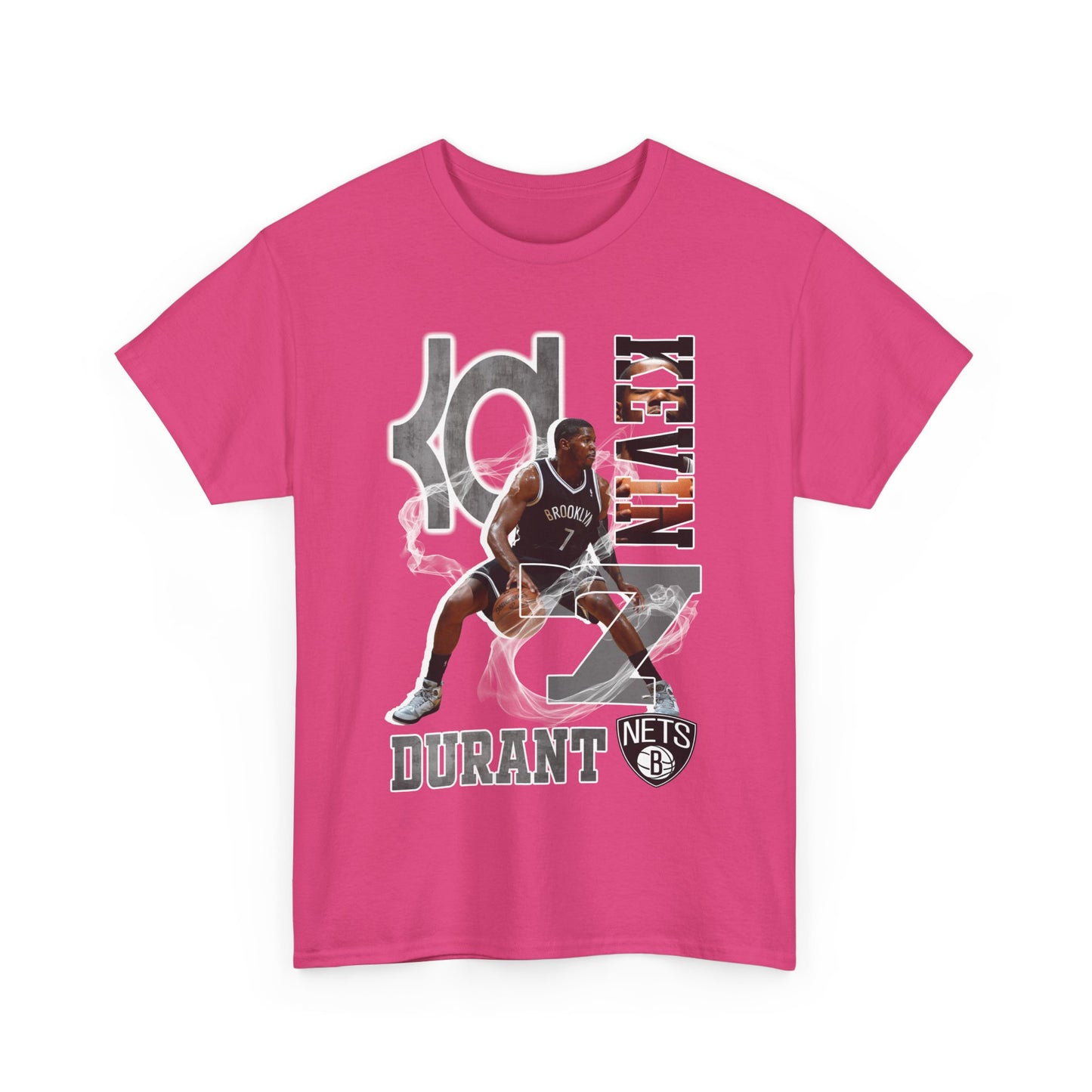 Kevin Durant Unisex Heavy Cotton Tee, Basketball Fan Shirt, Sports Apparel, Gift for Sports Enthusiasts, NBA Style T-Shirt