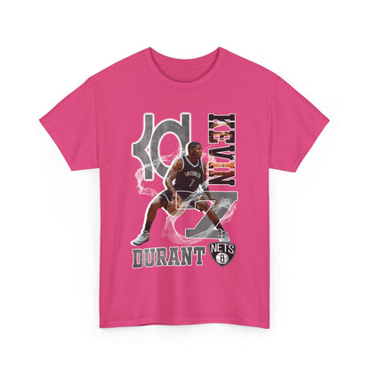 Kevin Durant Unisex Heavy Cotton Tee, Basketball Fan Shirt, Sports Apparel, Gift for Sports Enthusiasts, NBA Style T-Shirt