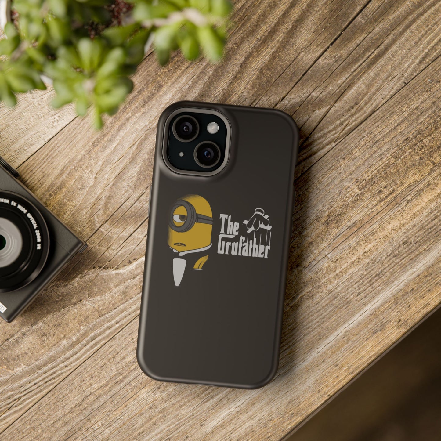 Magnetic Tough Cases: The Gruffather Phone Cover, Gift for Minions Fans, Unique Cell Phone Case, Durable Protective Case, Fun Cartoon Design