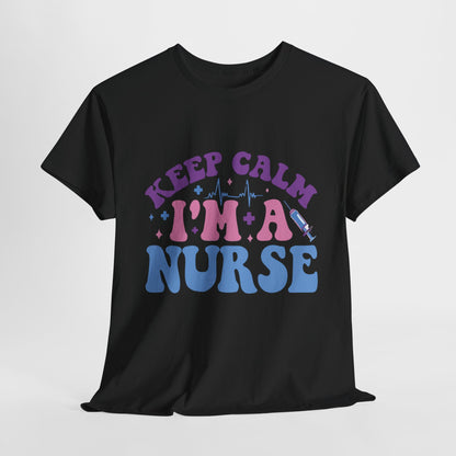 Nurse Appreciation Heavy Cotton Tee, Funny Nurse Gift, Medical Humor Shirt, Nurse Day Celebration Tee, Caregiver Outfit