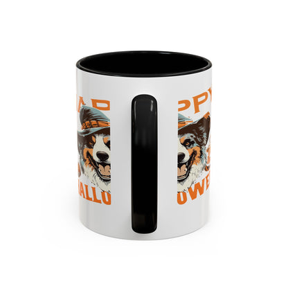 Halloween Dog Mug with Pumpkin Design, Cute Pet Lover Gift, Coffee Ceramic Cup for Fall, Spooky Season Decor, Happy Halloween