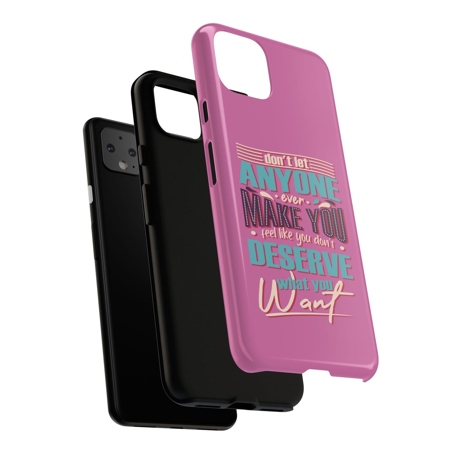 Inspirational Phone Case, Motivational Phone Cover, Tough Cases for Her, Gift for Friends, Self-Love Quote Case