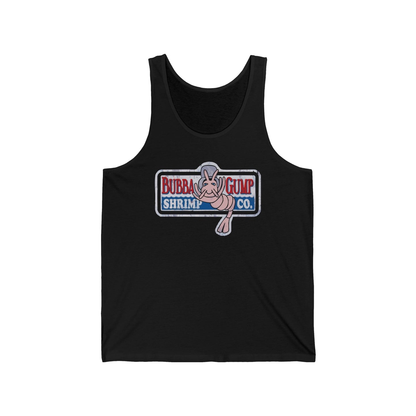 Bubba Gump Shrimp Co. Unisex Jersey Tank Top - Summer Vibes, Beachwear, Gift for Sea Lovers, Casual Day Out, BBQs, Outdoor Events