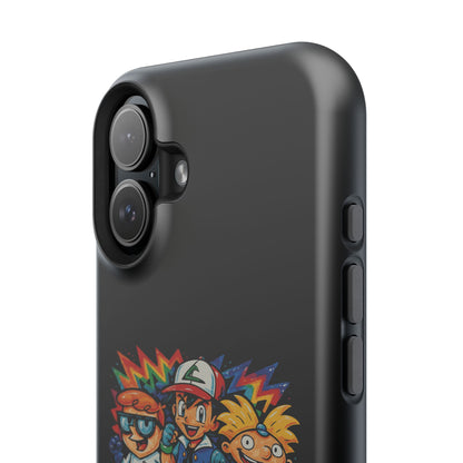 90s Crew Impact-Resistant Phone Case — Retro Cartoon Gamer Design