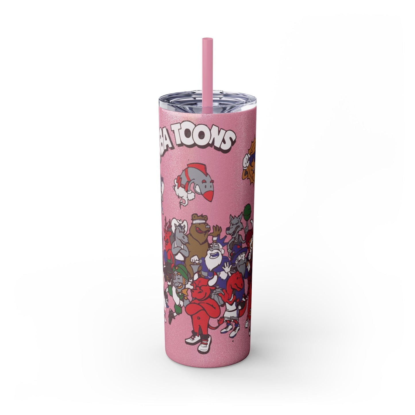 NBA Toons Skinny Tumbler with Straw, 20oz - Stylish Drinkware for Sports Fans, Gift for Birthdays, Holidays, Basketball Lovers, Fun [...]
