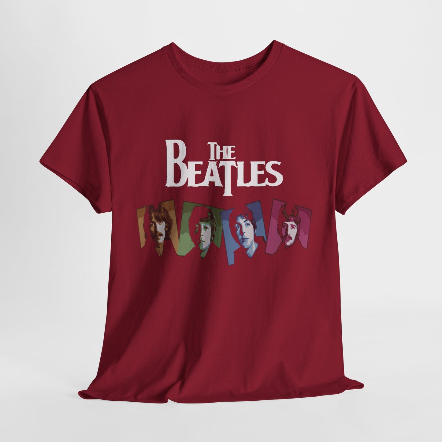Retro Beatles Graphic Tee - Vintage Unisex Heavy Cotton T-Shirt, Music Lover Gift, 60s Inspired Fashion, Concert T-Shirt, Gift for Him/Her