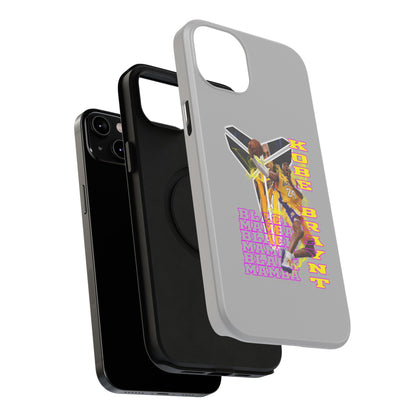 Impact-Resistant Phone Case — Bold Retro Basketball Graphic