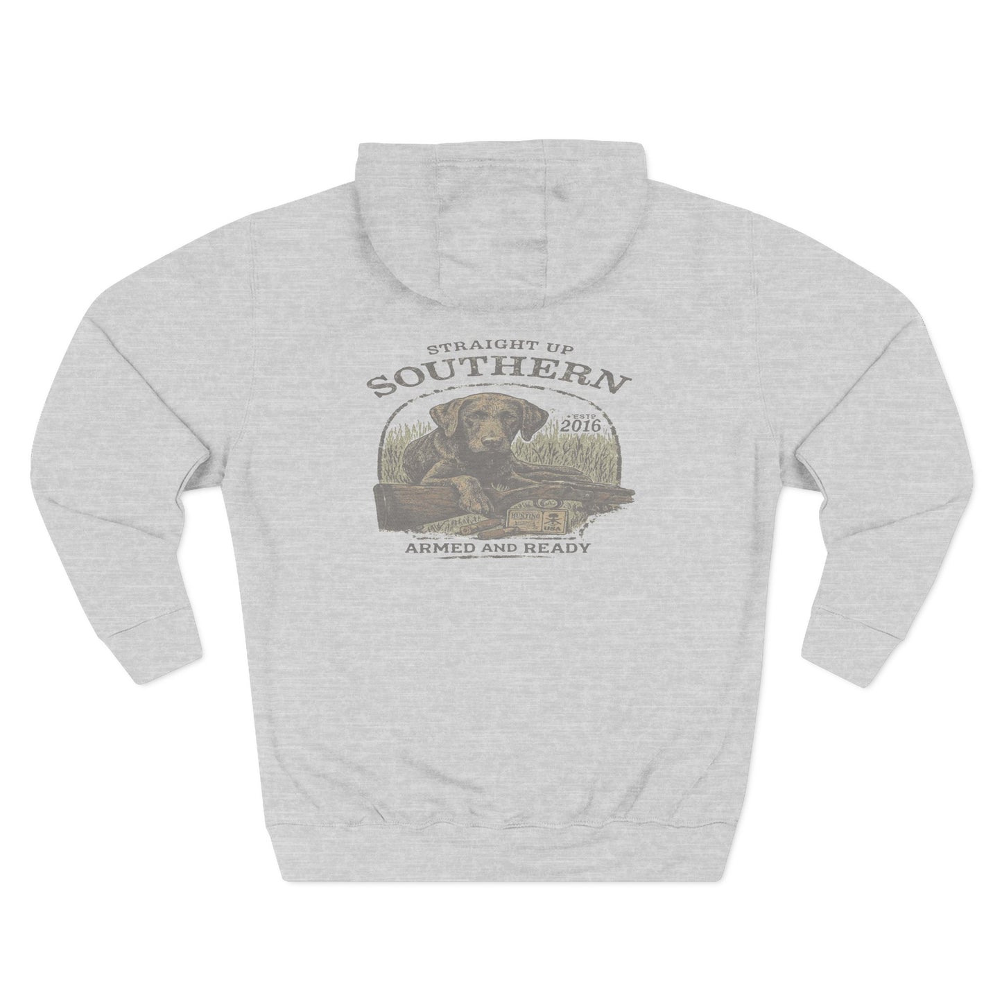 Southern Retriever Hoodie — 'Straight Up Southern' Graphic Pullover
