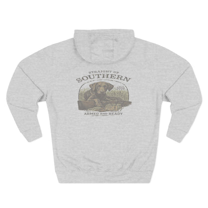 Southern Retriever Hoodie — 'Straight Up Southern' Graphic Pullover
