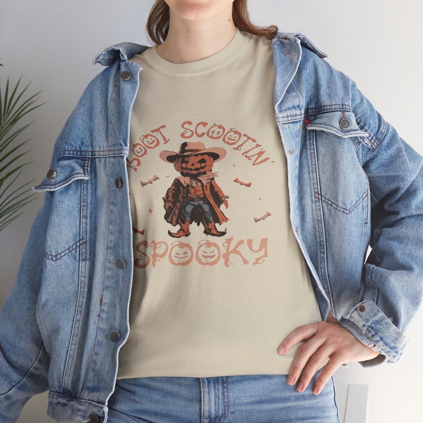 Spooky Cowboy Tee, Unisex Heavy Cotton T-Shirt, Halloween Costume, Fall Fashion, Fun Casual Wear, Gift for Friends, Boot Scootin' [...]