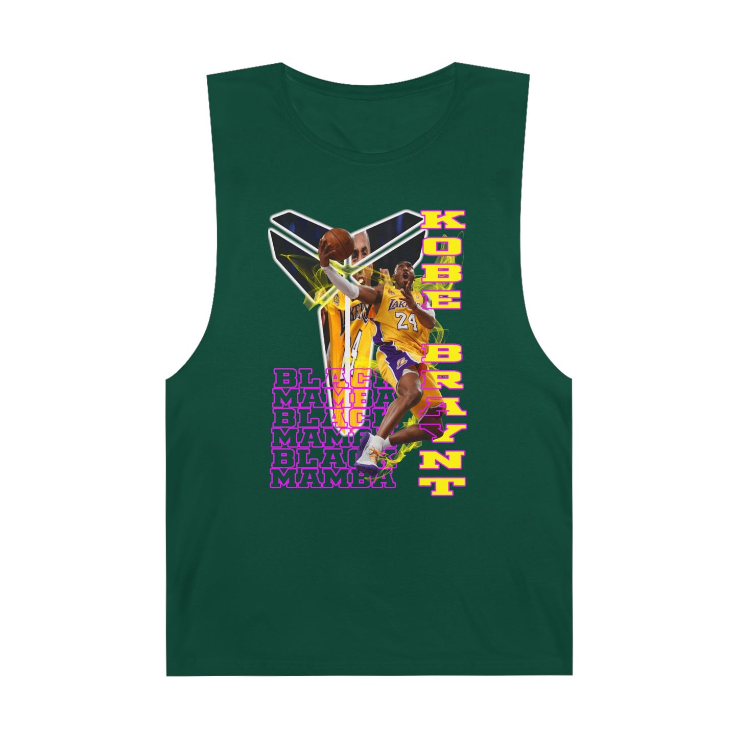 Kobe Bryant Unisex Tank Top, Basketball Apparel, Sports Fitness Gear, Tribute Shirt, Gift for Athletes, Summer Sportswear