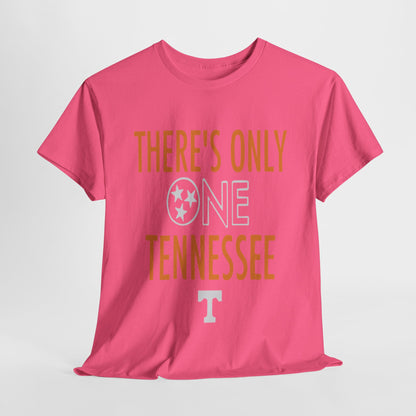 Tennessee Pride Tee, Unisex Heavy Cotton Tee, Tennessee Fans Gift, College Sports Apparel, Casual Everyday Wear, State Pride Shirt