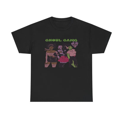 Ghoul Gang Unisex Heavy Cotton Tee | Halloween T-Shirt, Spooky Apparel, Gothic Fashion, Funny Gift, Group Costume