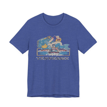 Tennessee Vintage Graphic Tee, Unisex Jersey Short Sleeve T-Shirt, Souvenir Shirt, Vacation Wear, Gift for Travelers, Retro Tee
