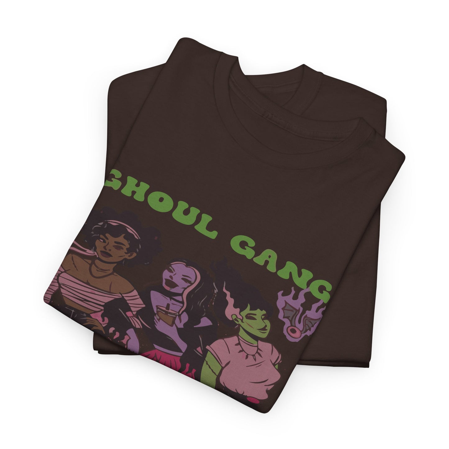 Ghoul Gang Unisex Heavy Cotton Tee | Halloween T-Shirt, Spooky Apparel, Gothic Fashion, Funny Gift, Group Costume