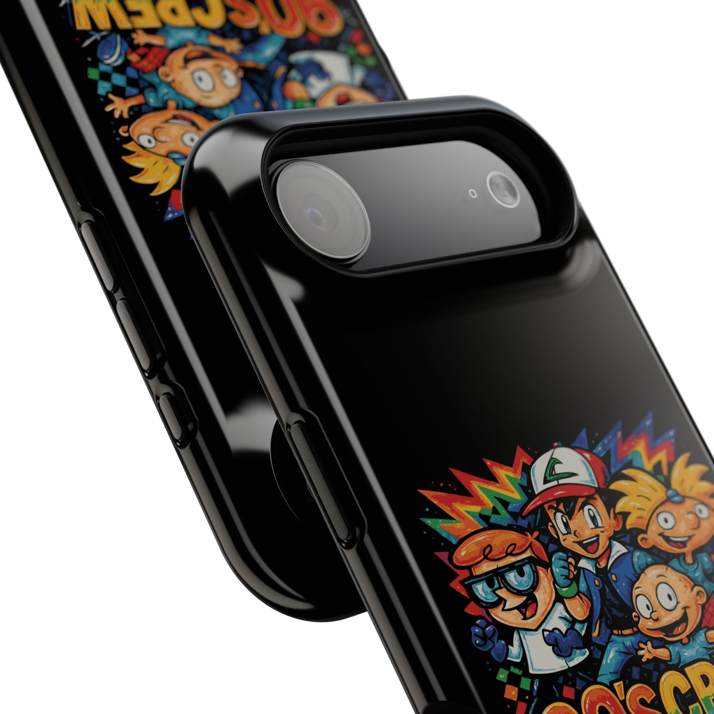 90s Crew Impact-Resistant Phone Case — Retro Cartoon Gamer Design