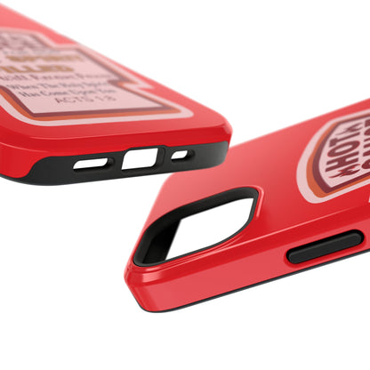 Holy Spirit Hot Sauce Phone Cases - Impact-Resistant, Christian Gift, Spiritual Reminder, Unique Design, Faith-Based Accessory
