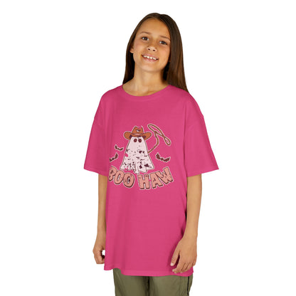 Boo Haunt Kids Tee, Halloween Shirt, Ghost Costume T-Shirt, Fun Kids Apparel, Spooky Party Outfit