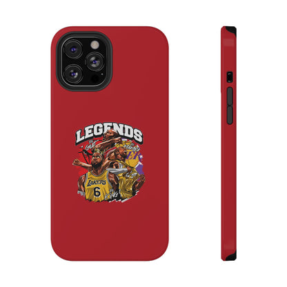 Legends Basketball Graphic Phone Case — Impact-Resistant iPhone Cover