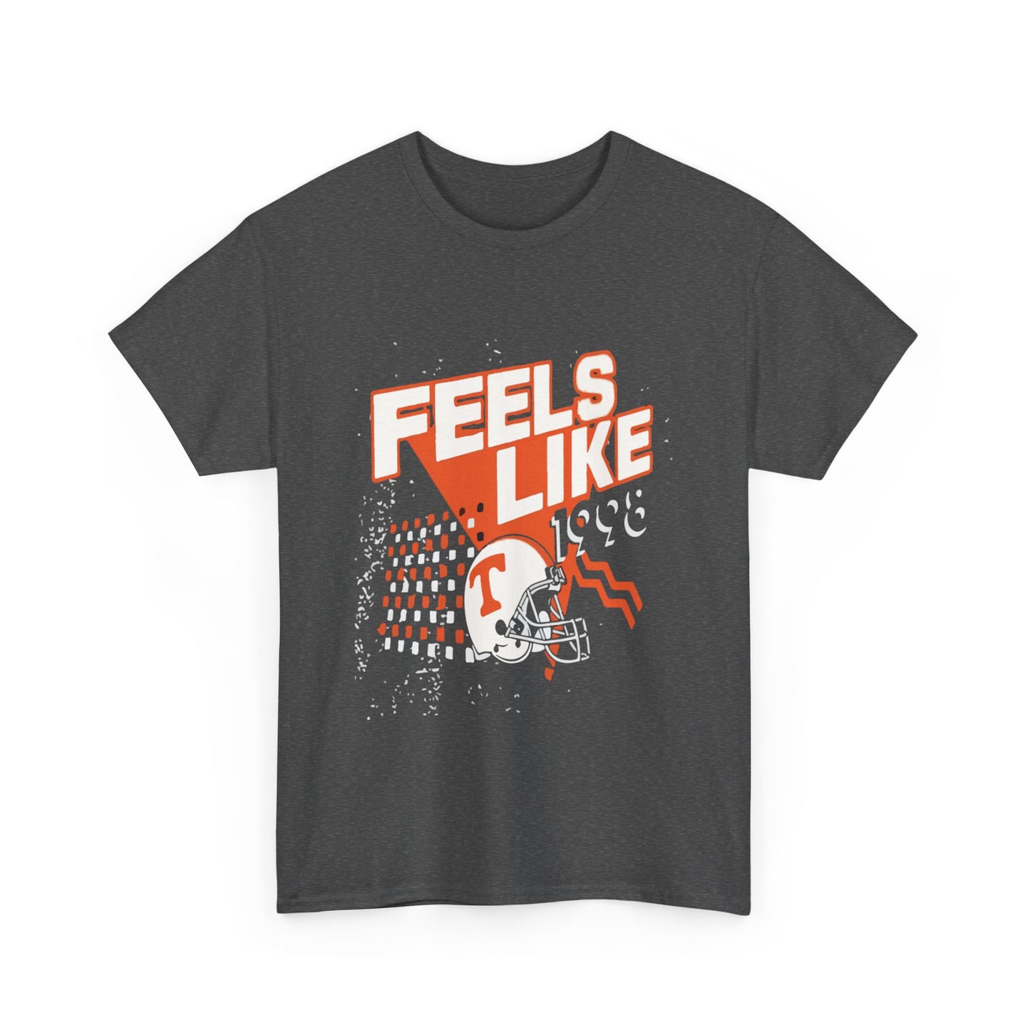 Unisex Heavy Cotton Tee - 'Feels Like' Retro Football Tee, Casual Style, Game Day Shirt, Gift for Sports Fans, Outdoor Activities