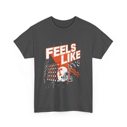 Unisex Heavy Cotton Tee - 'Feels Like' Retro Football Tee, Casual Style, Game Day Shirt, Gift for Sports Fans, Outdoor Activities