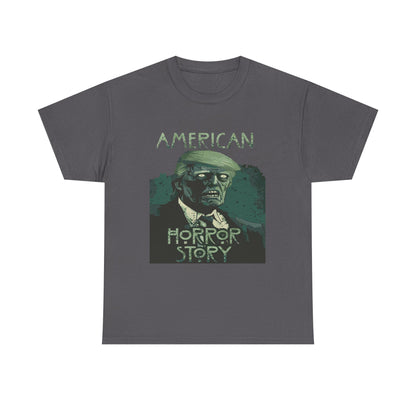 American Horror Story Unisex Heavy Cotton Tee, Horror Fan Gift, Graphic Tee, Halloween Costume, TV Show Merch
